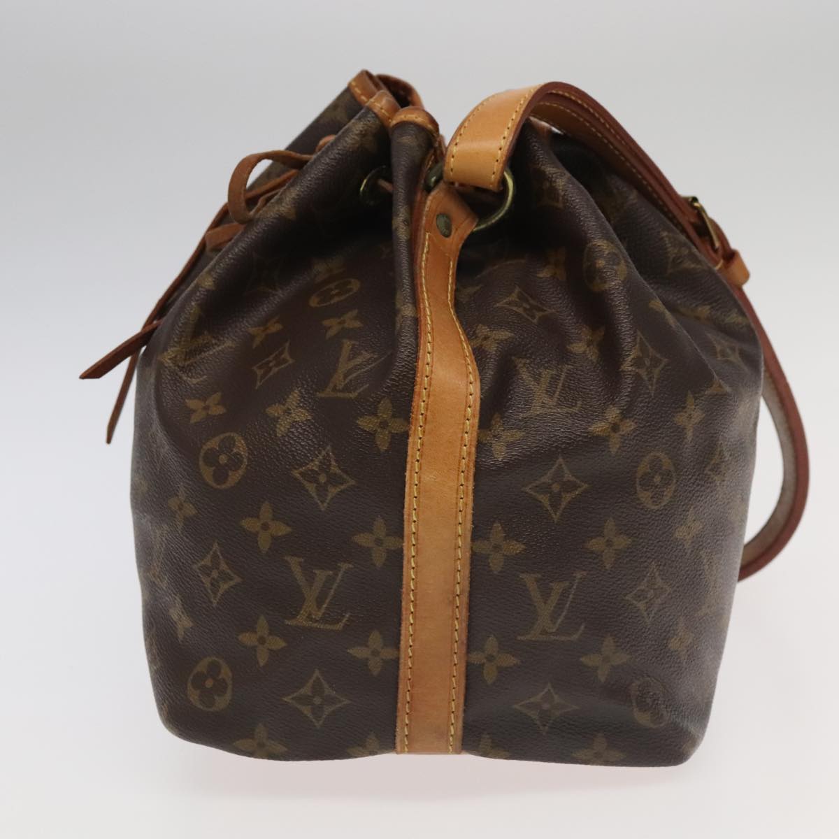 LOUIS VUITTON Monogram Petit Noe Shoulder Bag M42226 LV Auth 100019