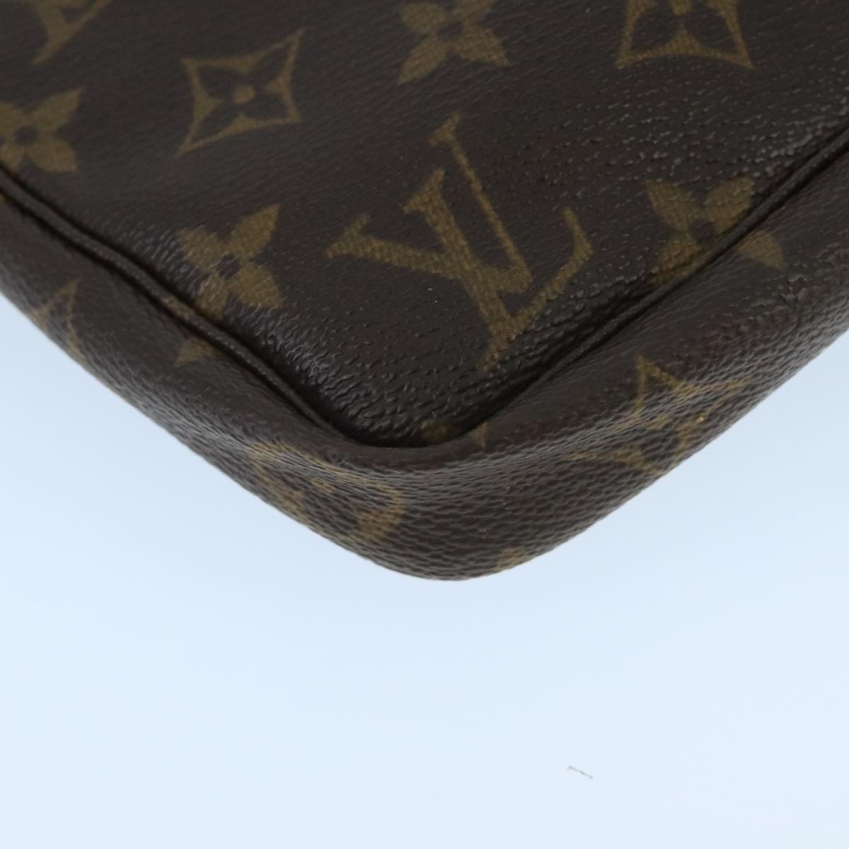 LOUIS VUITTON Monogram Pochette Accessoires Pouch M51980 LV Auth 100020