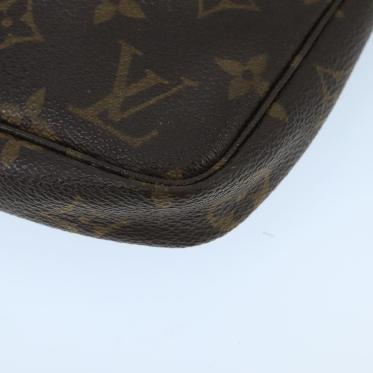 LOUIS VUITTON Monogram Pochette Accessoires Pouch M51980 LV Auth 100020