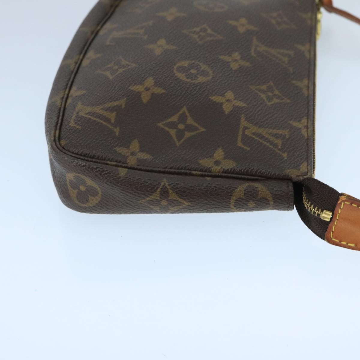 LOUIS VUITTON Monogram Pochette Accessoires Pouch M51980 LV Auth 100020