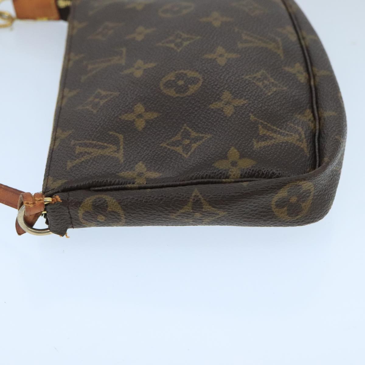 LOUIS VUITTON Monogram Pochette Accessoires Pouch M51980 LV Auth 100020