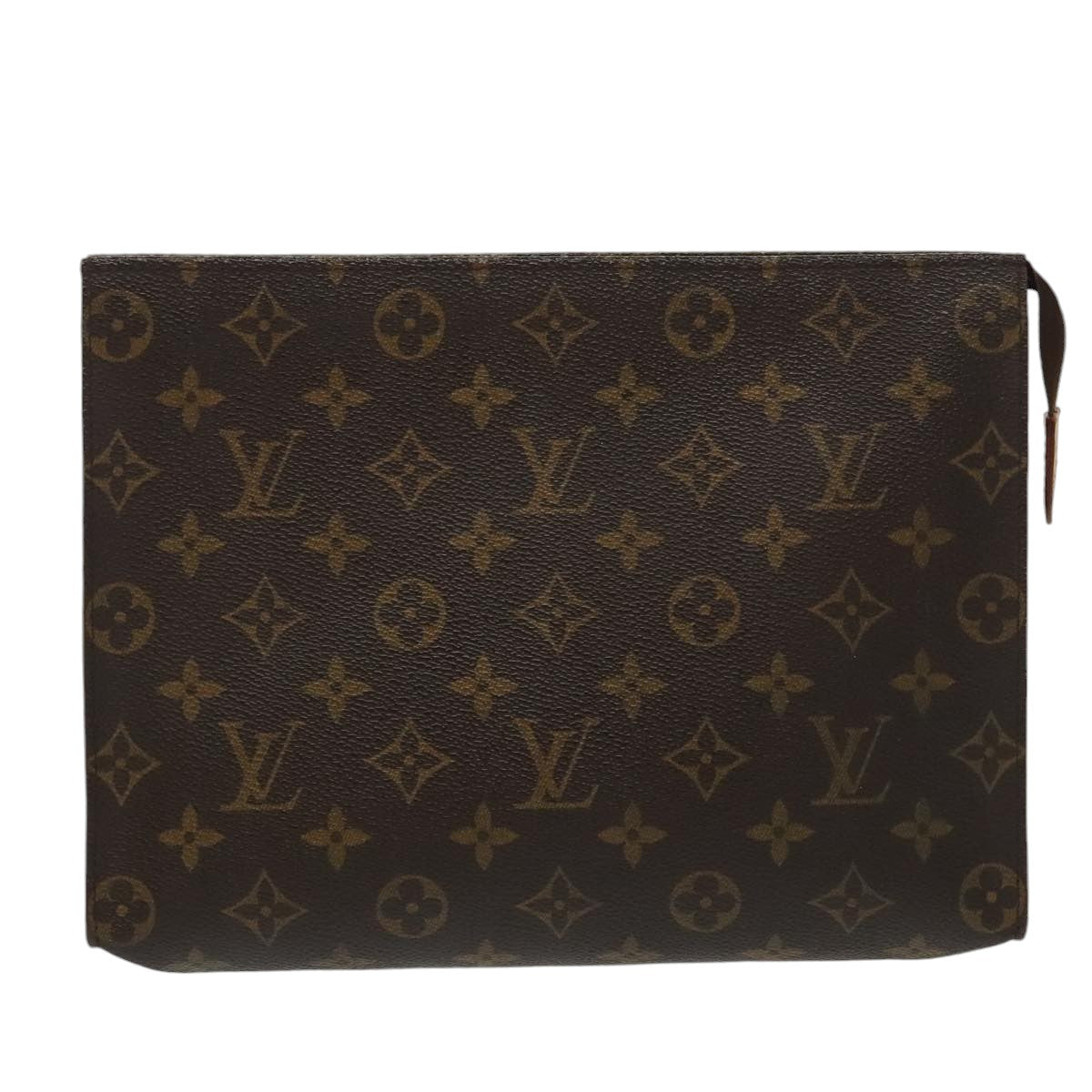 LOUIS VUITTON Monogram Poche Toilette 26 Pouch M47542 LV Auth 100027