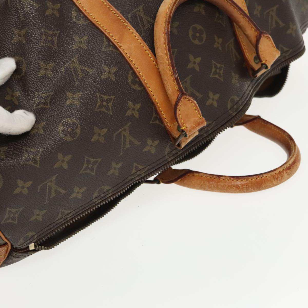 LOUIS VUITTON Monogram Keepall 50 Boston Bag M41426 LV Auth 100032