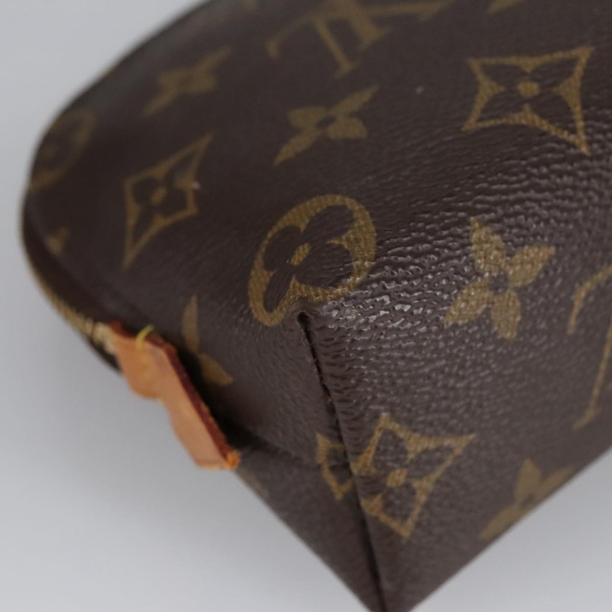 LOUIS VUITTON Monogram Pochette Cosmetic PM Cosmetic Pouch M47515 LV Auth 100044