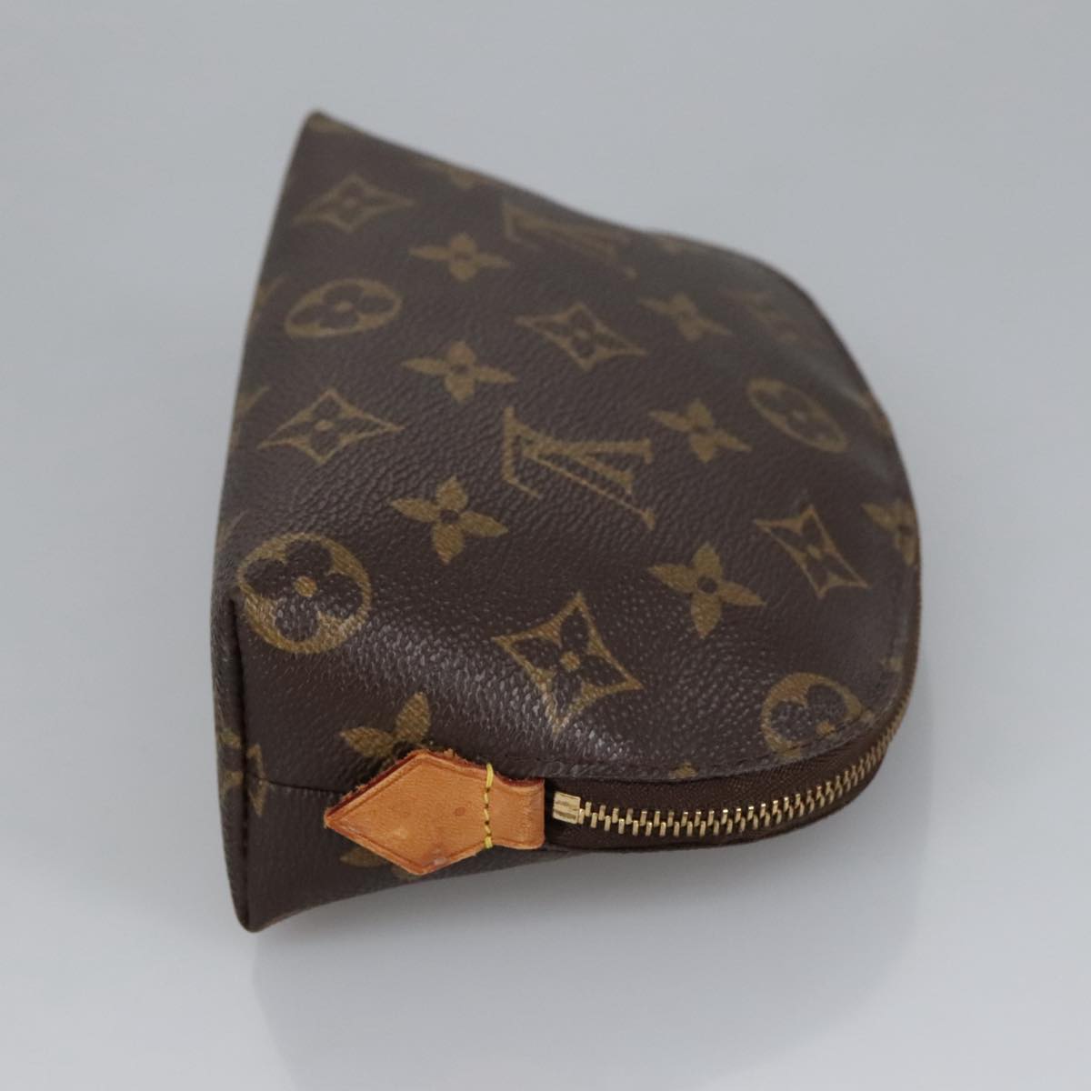 LOUIS VUITTON Monogram Pochette Cosmetic PM Cosmetic Pouch M47515 LV Auth 100044