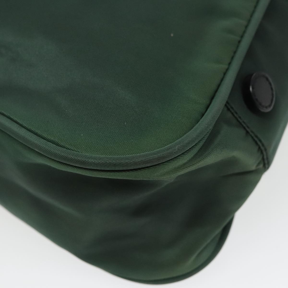 PRADA Shoulder Bag Nylon Green Auth 100069