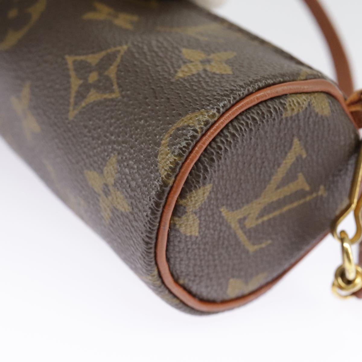 LOUIS VUITTON Monogram Papillon Pouch LV Auth 100072