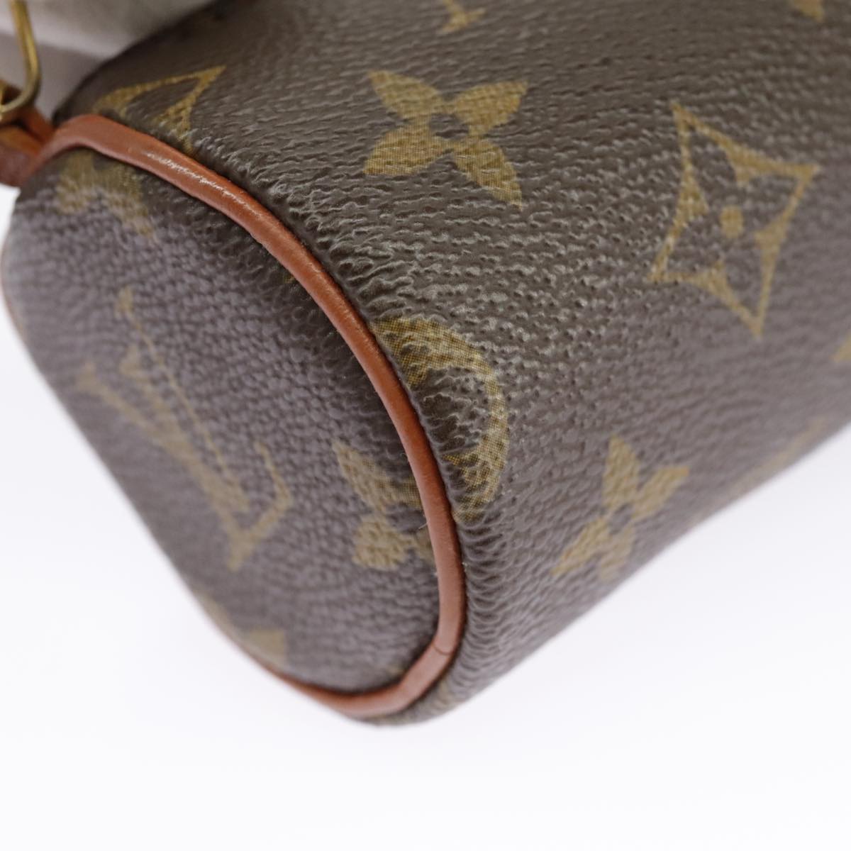 LOUIS VUITTON Monogram Papillon Pouch LV Auth 100072