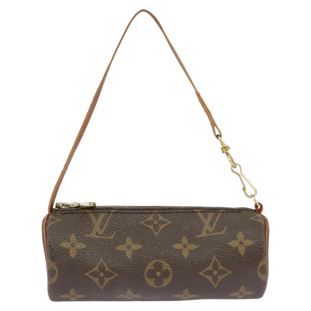 LOUIS VUITTON Monogram Papillon Pouch LV Auth 100072