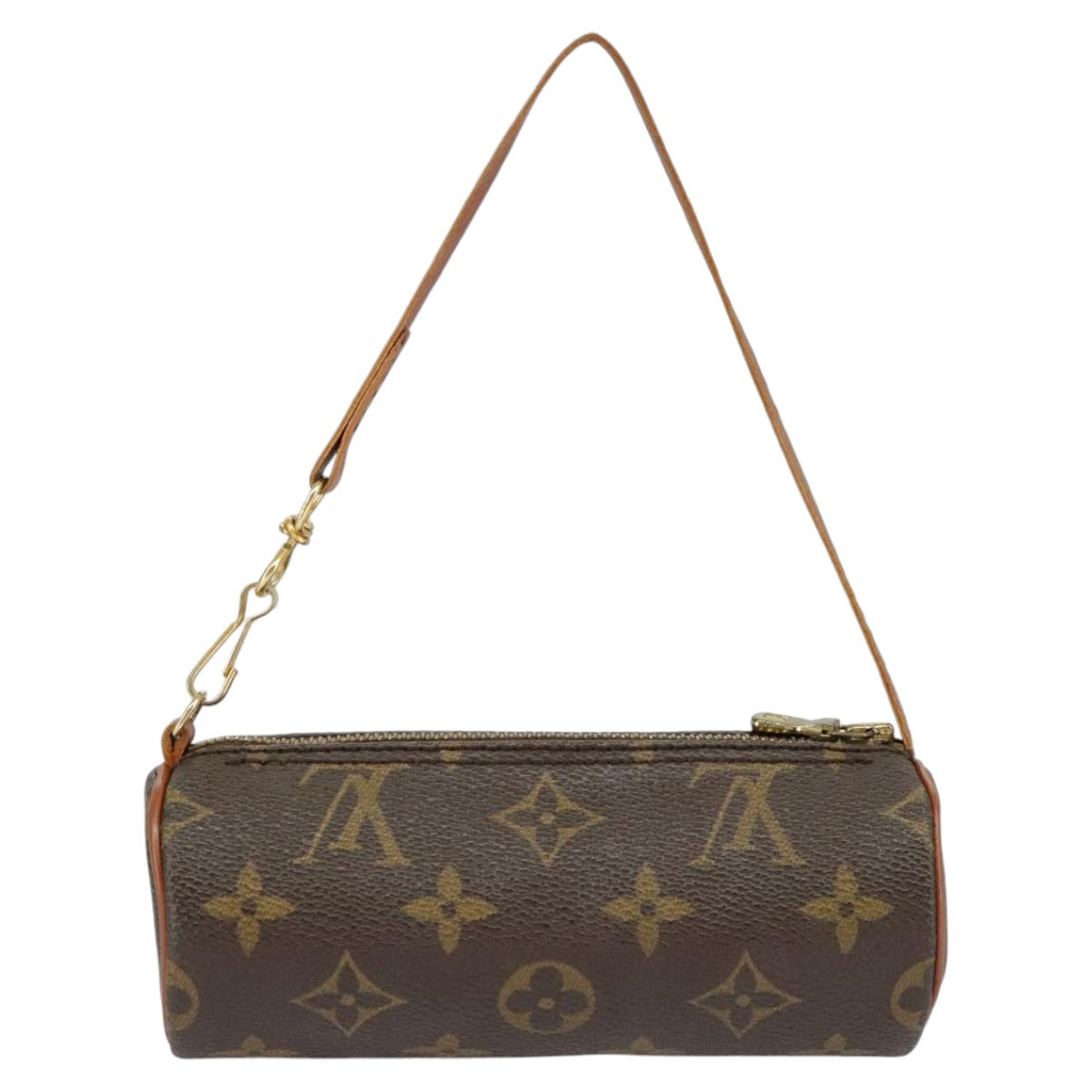 LOUIS VUITTON Monogram Papillon Pouch LV Auth 100072