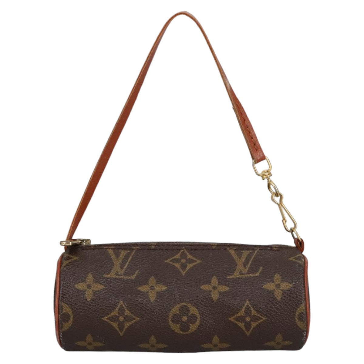 LOUIS VUITTON Monogram Papillon Pouch LV Auth 100081