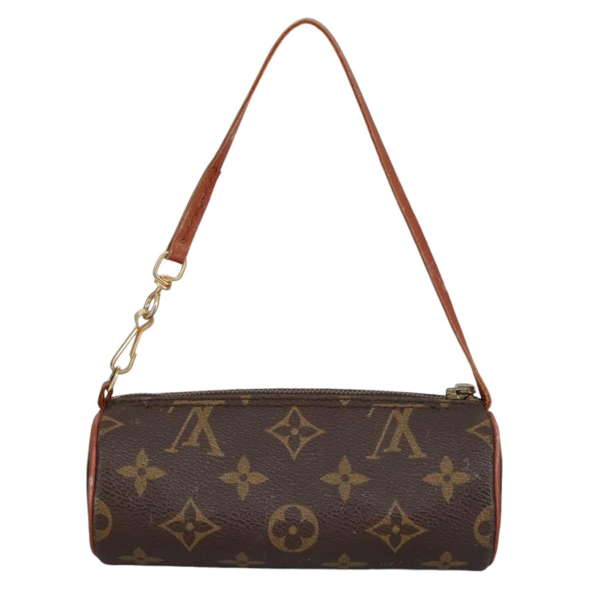 LOUIS VUITTON Monogram Papillon Pouch LV Auth 100081