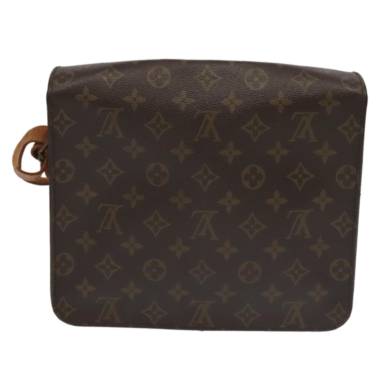 LOUIS VUITTON Monogram Cartouchiere MM Shoulder Bag M51253 LV Auth 100085