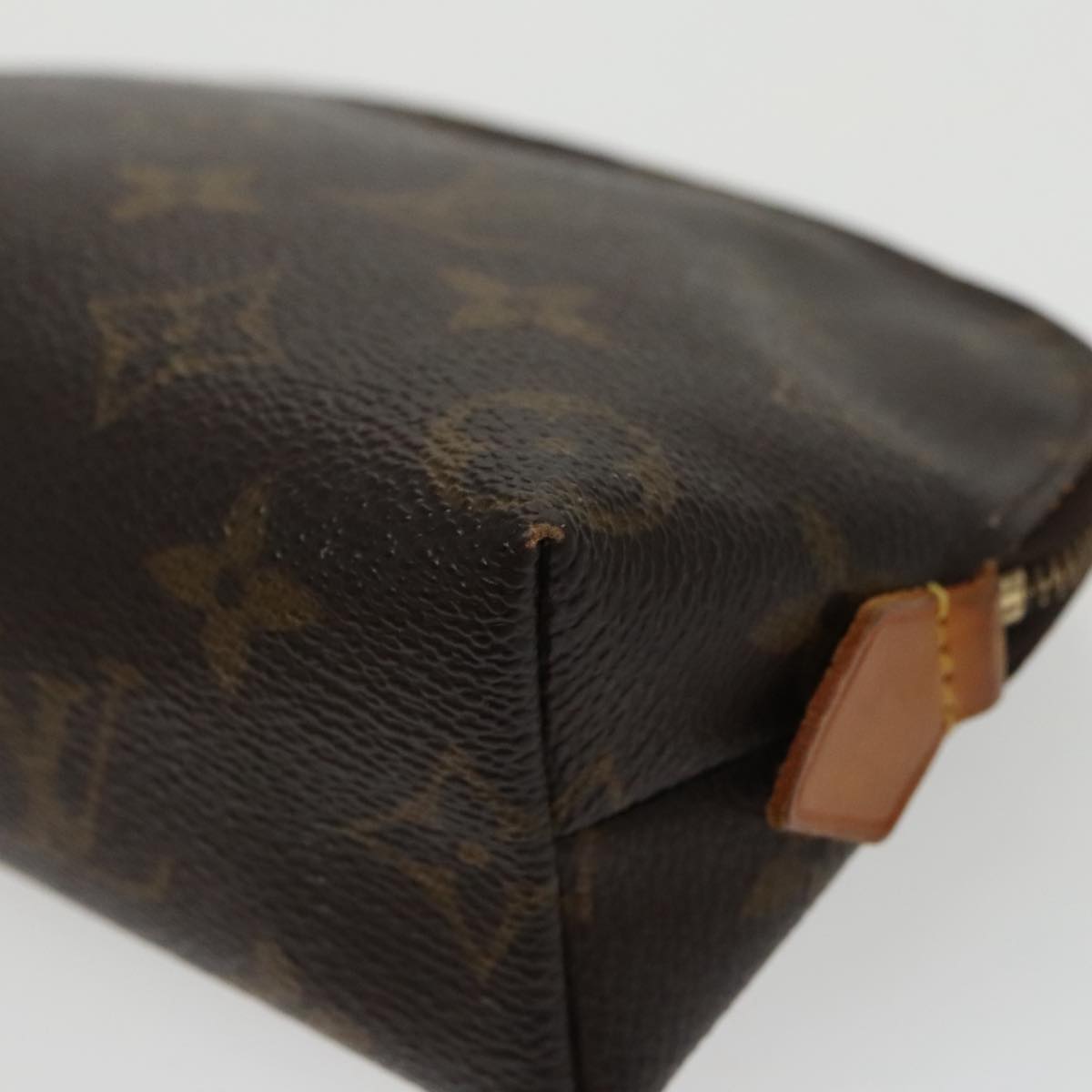 LOUIS VUITTON Monogram Pochette Cosmetic PM Cosmetic Pouch M47515 LV Auth 100109