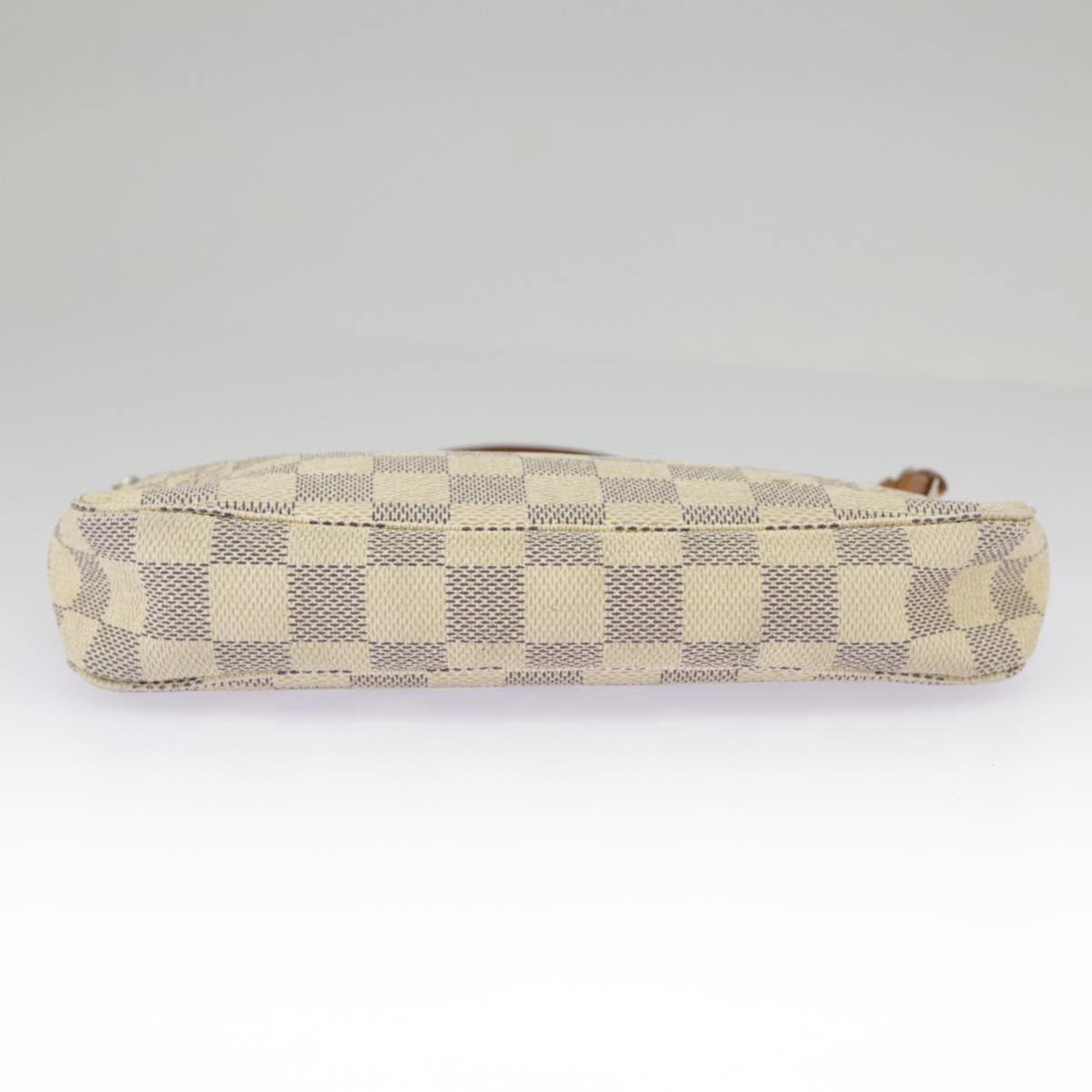 LOUIS VUITTON Damier Azur Pochette Accessoires Pouch N51986 LV Auth 100115