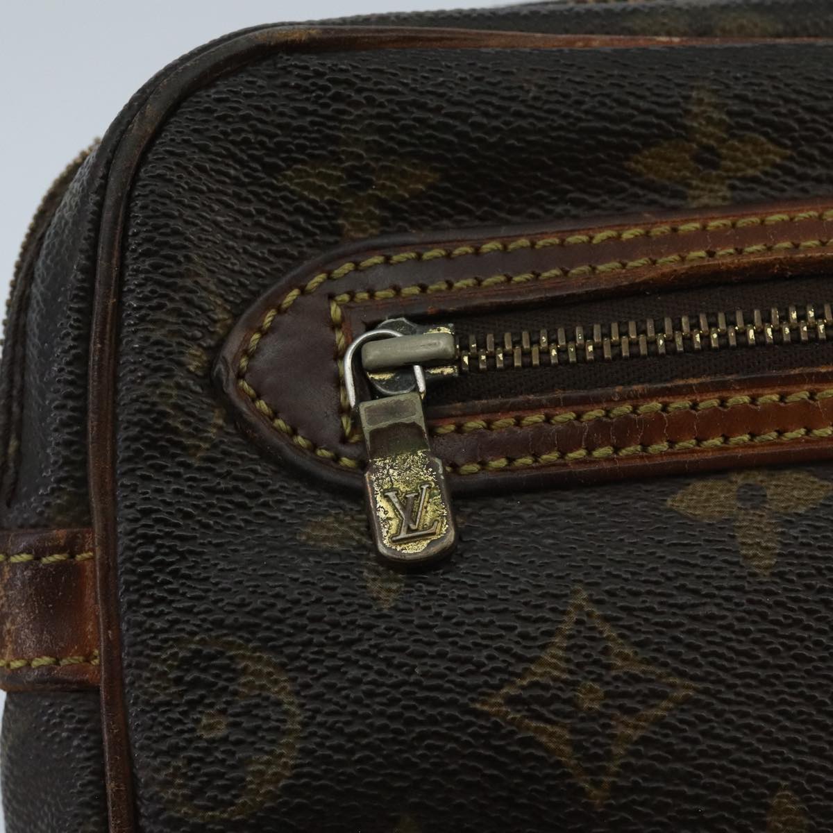 LOUIS VUITTON Monogram Marly Dragonne GM Clutch Bag M51825 LV Auth 100227