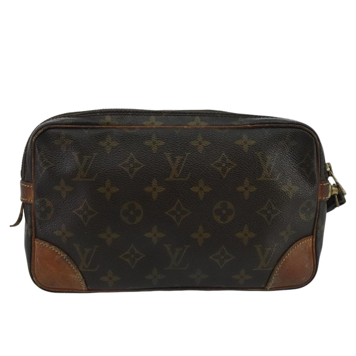 LOUIS VUITTON Monogram Marly Dragonne GM Clutch Bag M51825 LV Auth 100227
