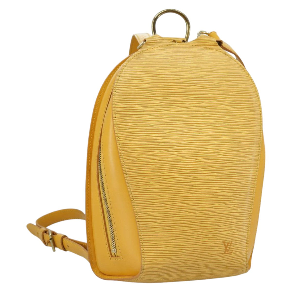 LOUIS VUITTON Epi Mabillon Backpack Yellow M52239 LV Auth 100233