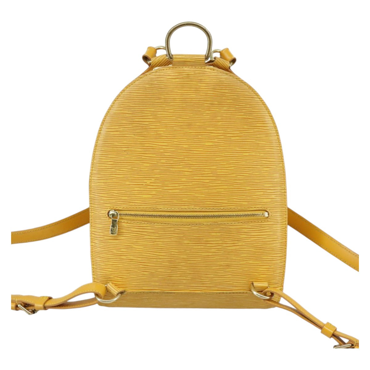 LOUIS VUITTON Epi Mabillon Backpack Yellow M52239 LV Auth 100233