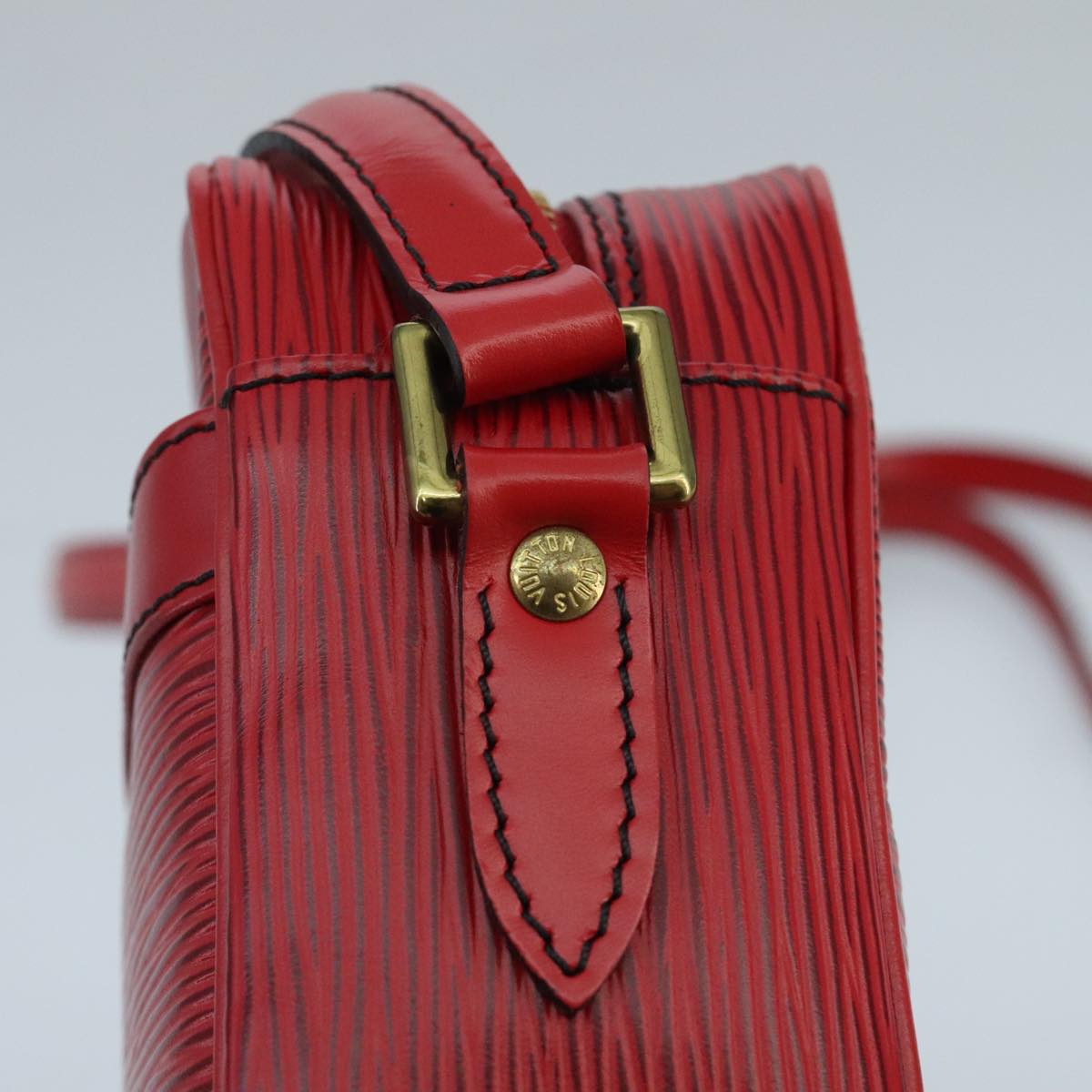 LOUIS VUITTON Epi Trocadero 23 Shoulder Bag Red M52307 LV Auth 100254