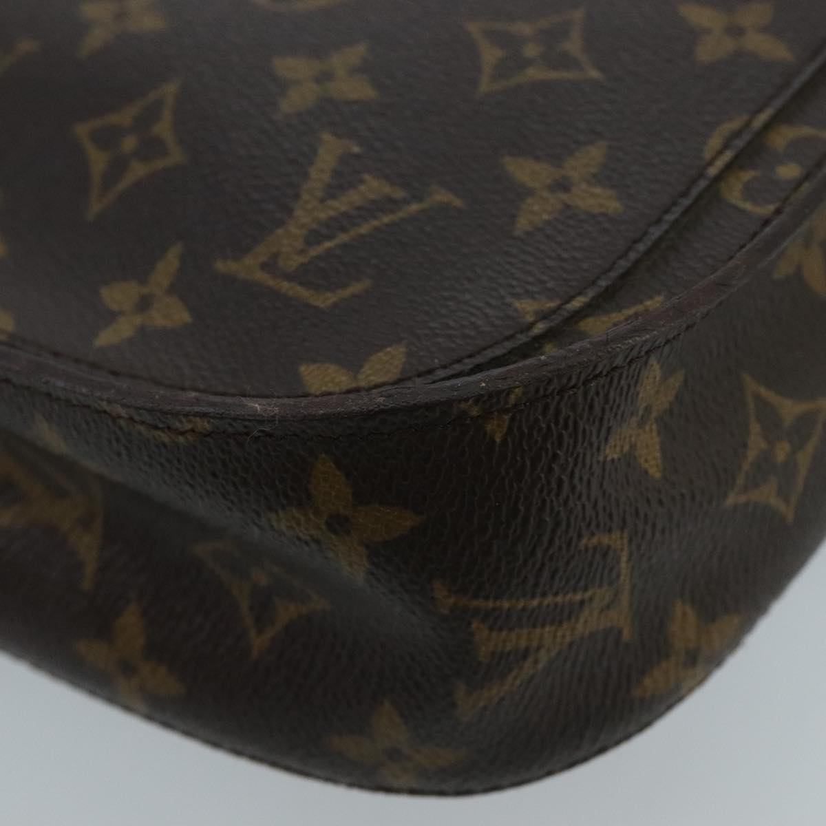 LOUIS VUITTON Monogram Saint Cloud GM Shoulder Bag M51242 LV Auth 100255