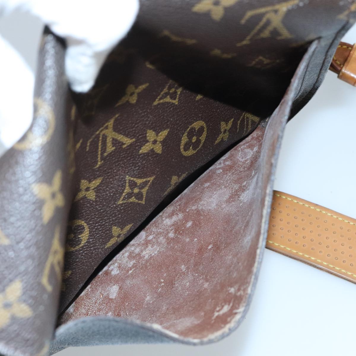 LOUIS VUITTON Monogram Saint Cloud GM Shoulder Bag M51242 LV Auth 100255