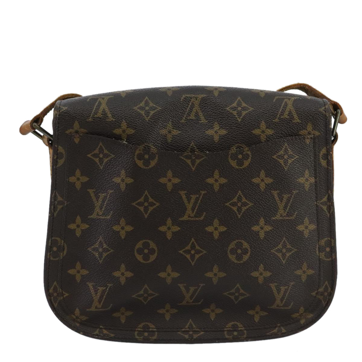 LOUIS VUITTON Monogram Saint Cloud GM Shoulder Bag M51242 LV Auth 100255