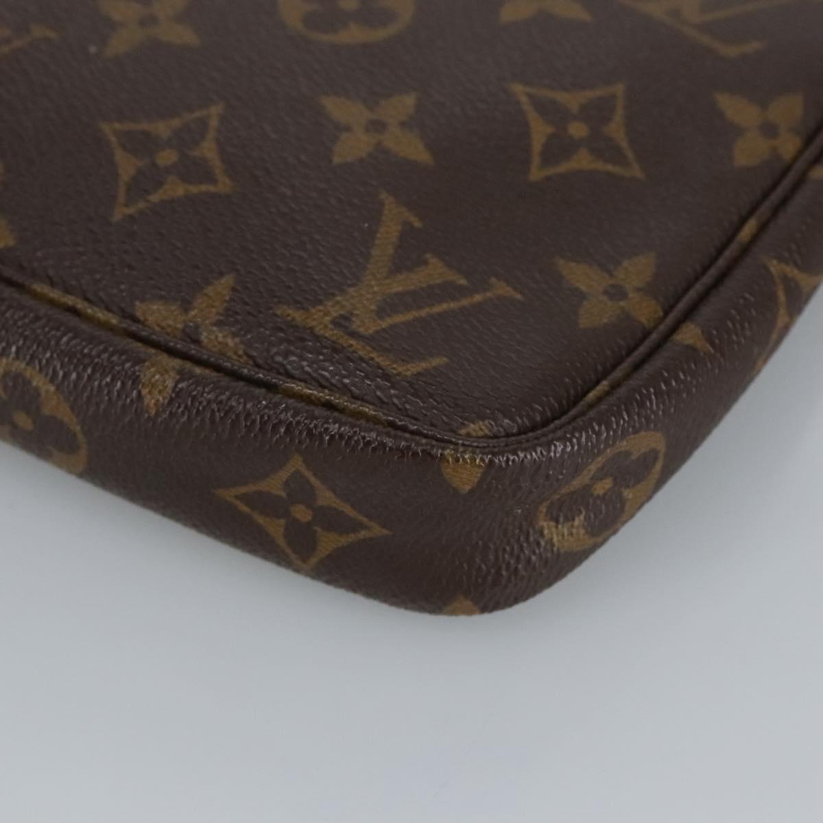 LOUIS VUITTON Monogram Pochette Accessoires Pouch M51980 LV Auth 100291