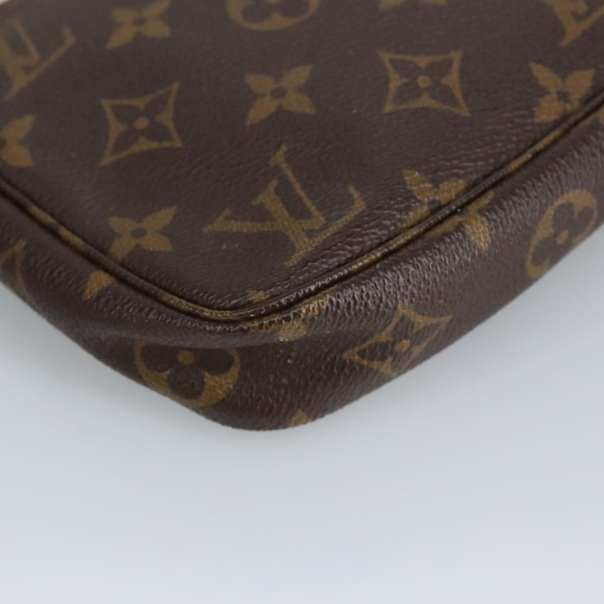 LOUIS VUITTON Monogram Pochette Accessoires Pouch M51980 LV Auth 100291