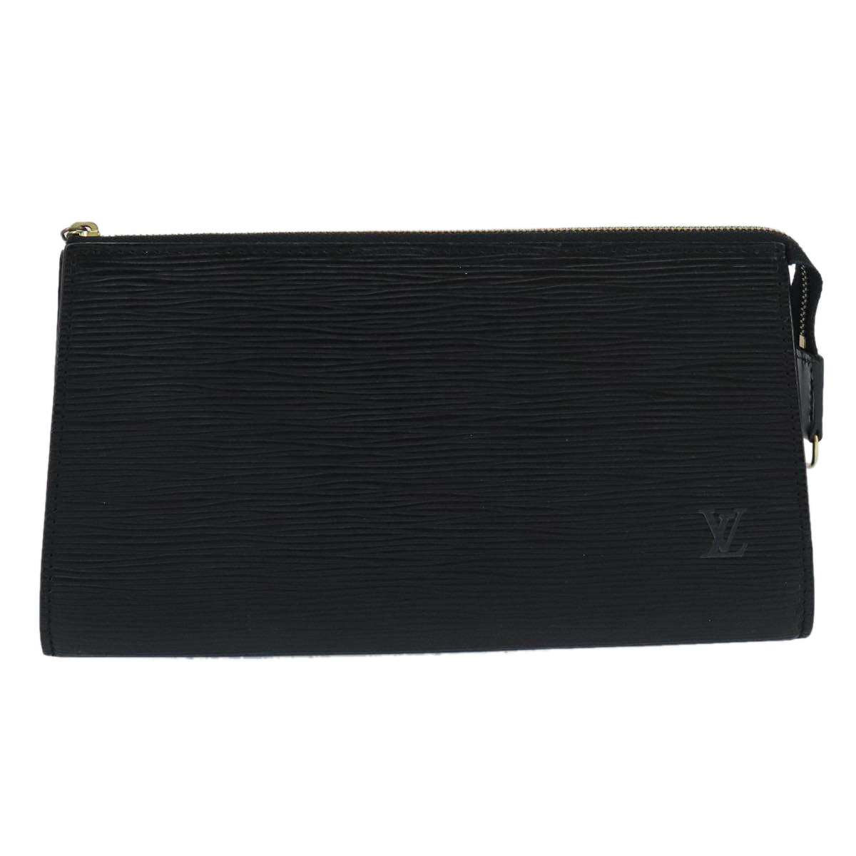 LOUIS VUITTON Epi Pochette Accessoires Pouch Black M52982 LV Auth 100300