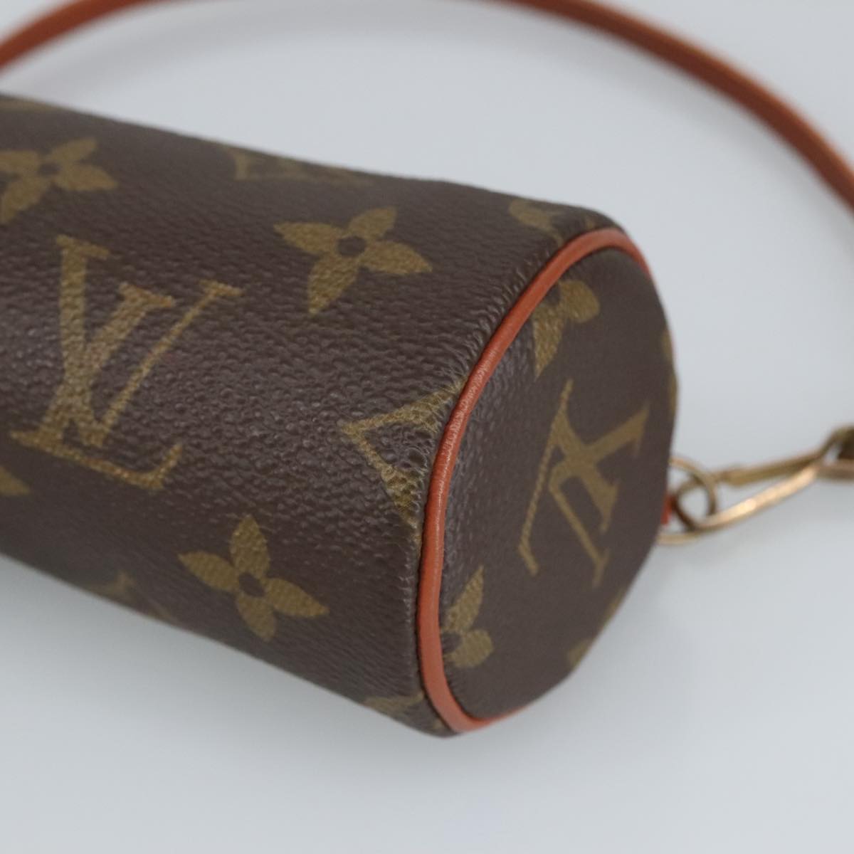 LOUIS VUITTON Monogram Papillon Pouch LV Auth 100318