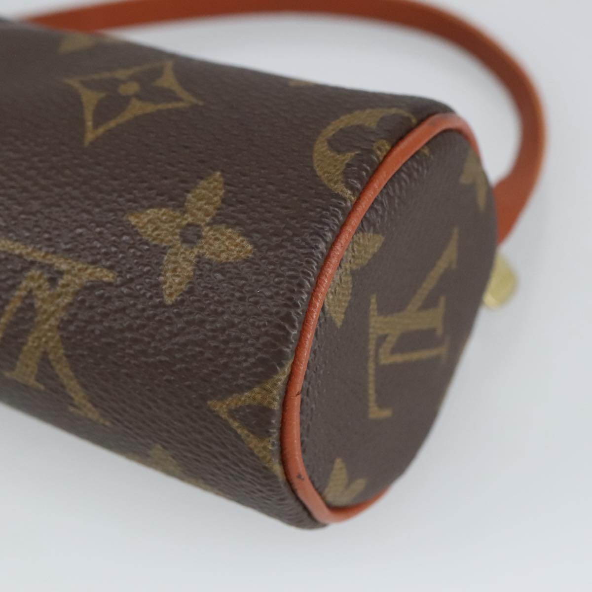 LOUIS VUITTON Monogram Papillon Pouch LV Auth 100318