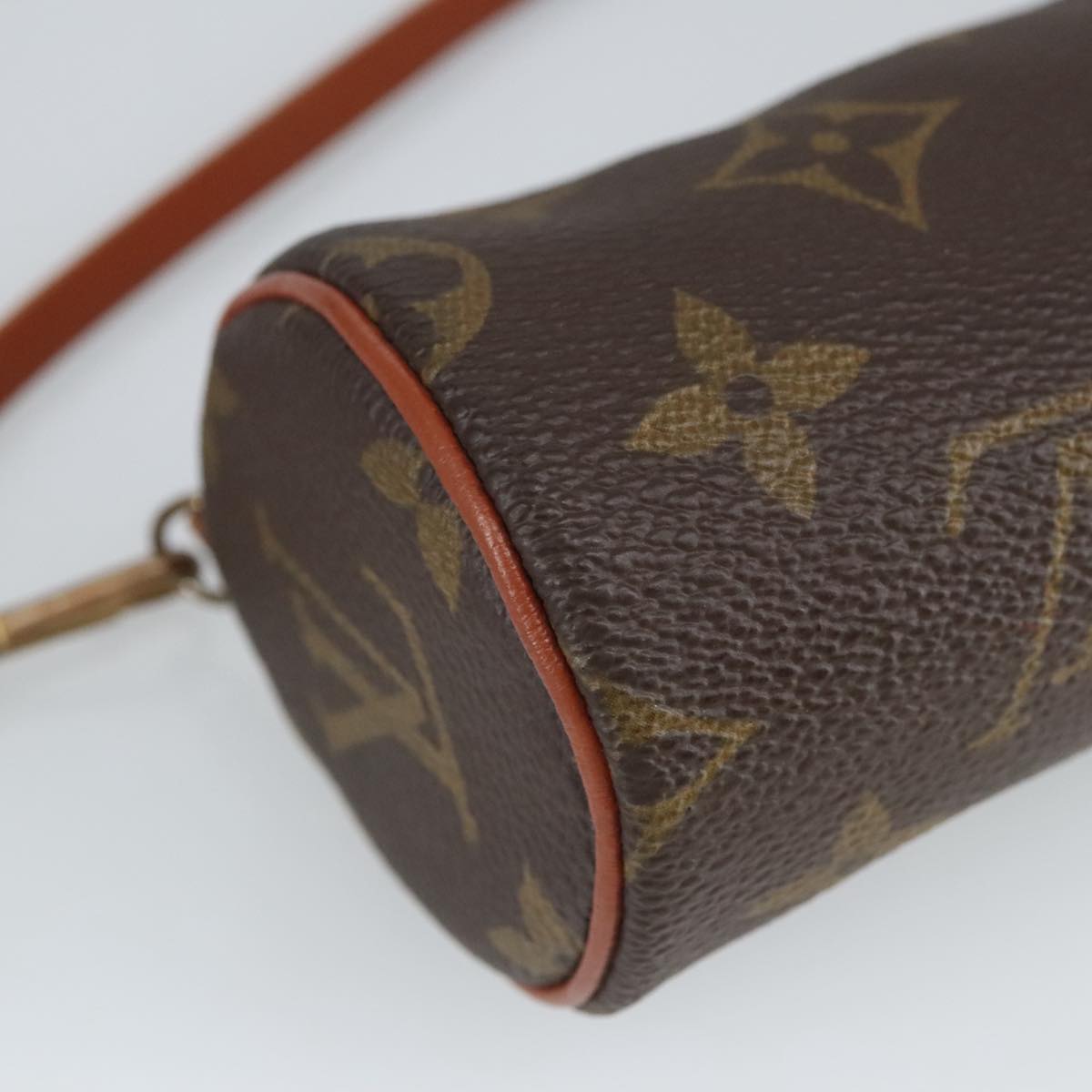 LOUIS VUITTON Monogram Papillon Pouch LV Auth 100318