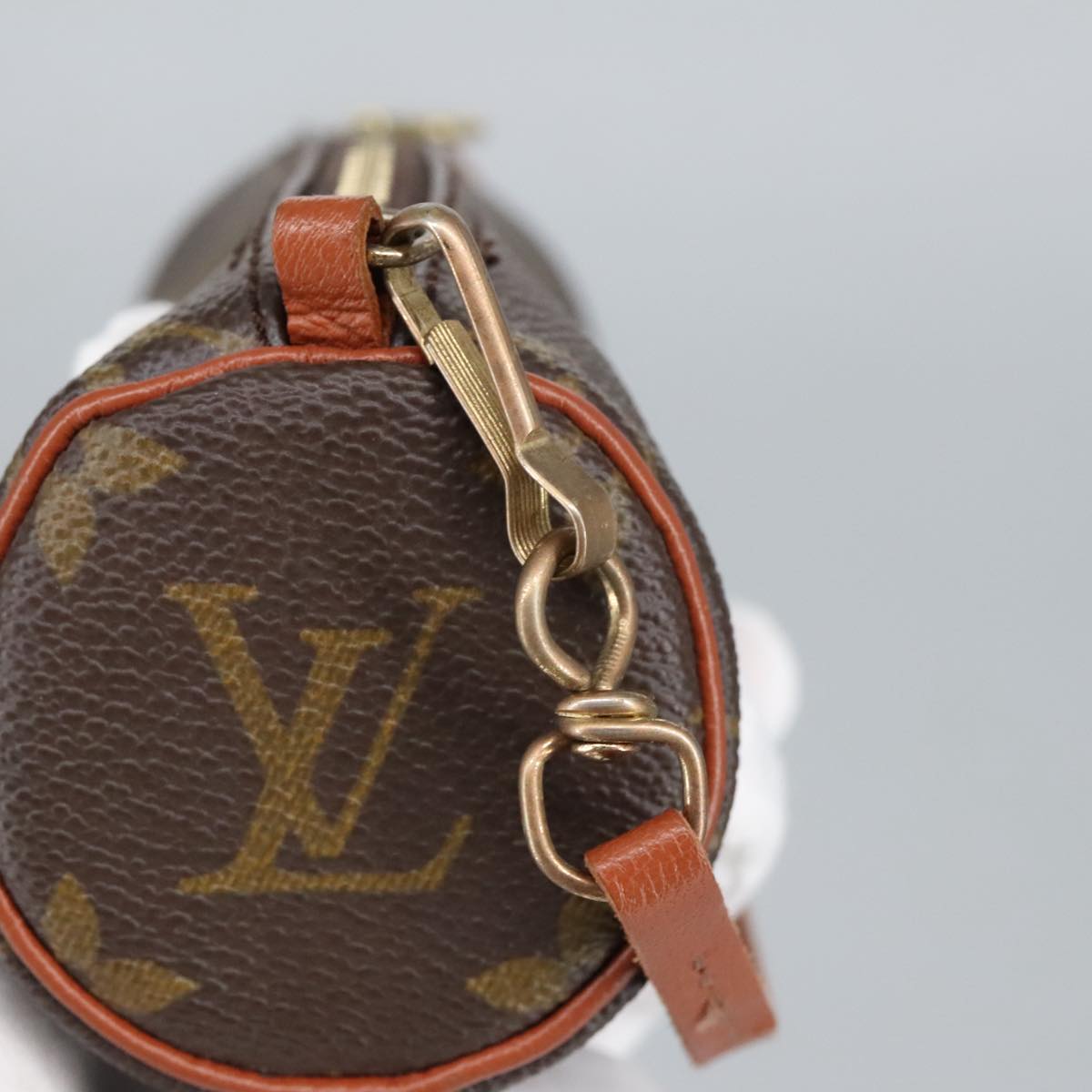 LOUIS VUITTON Monogram Papillon Pouch LV Auth 100318