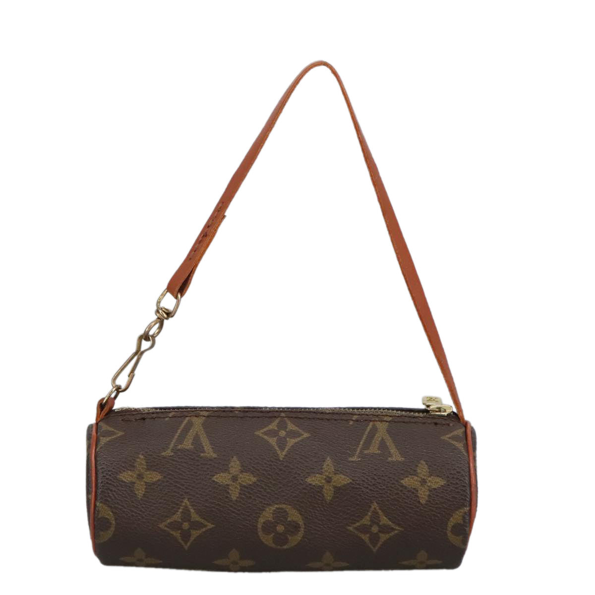 LOUIS VUITTON Monogram Papillon Pouch LV Auth 100318