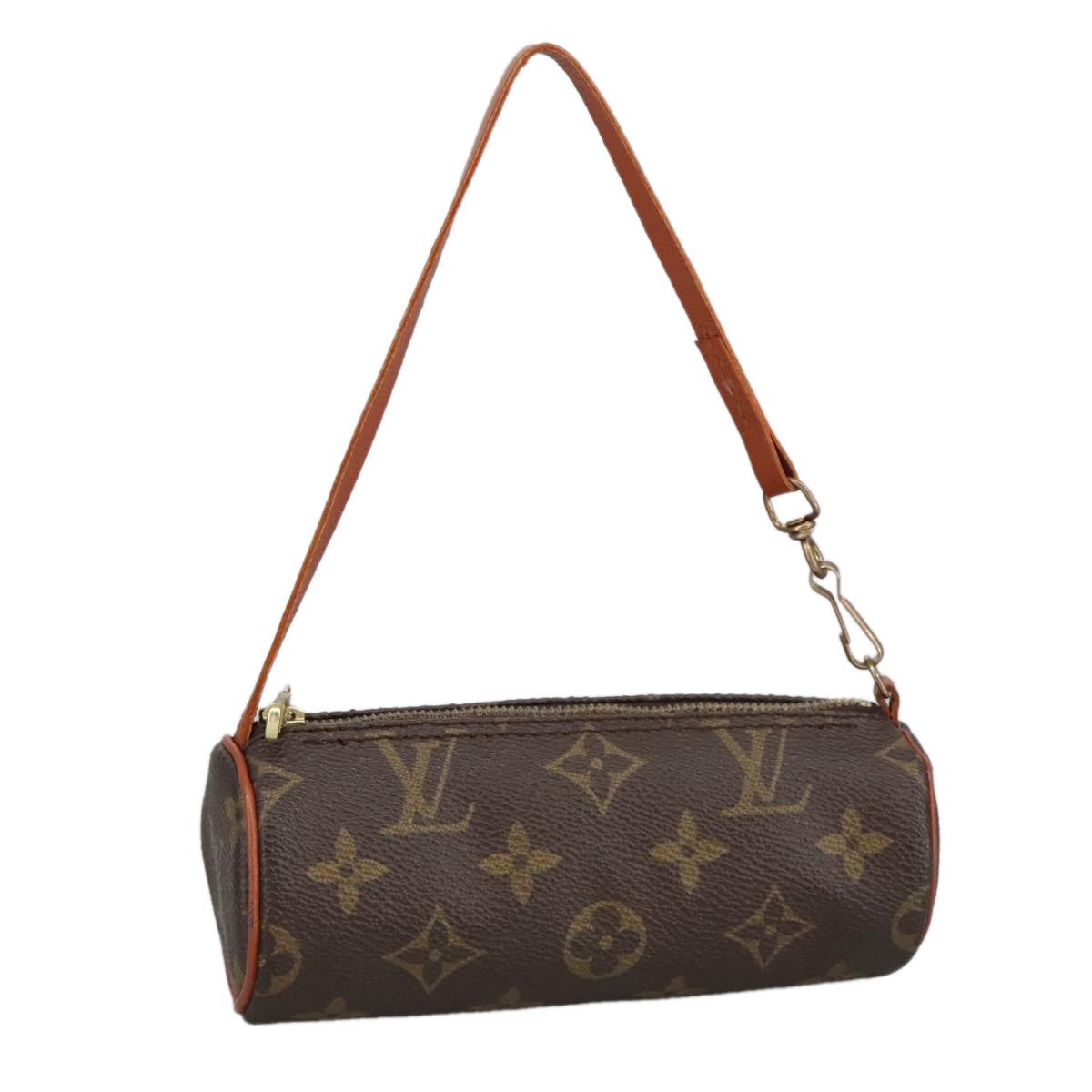 LOUIS VUITTON Monogram Papillon Pouch LV Auth 100318