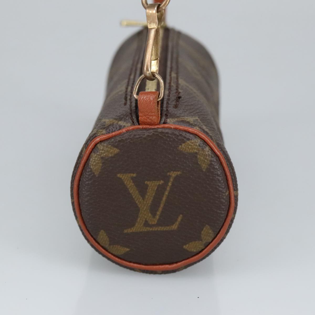 LOUIS VUITTON Monogram Papillon Pouch LV Auth 100318