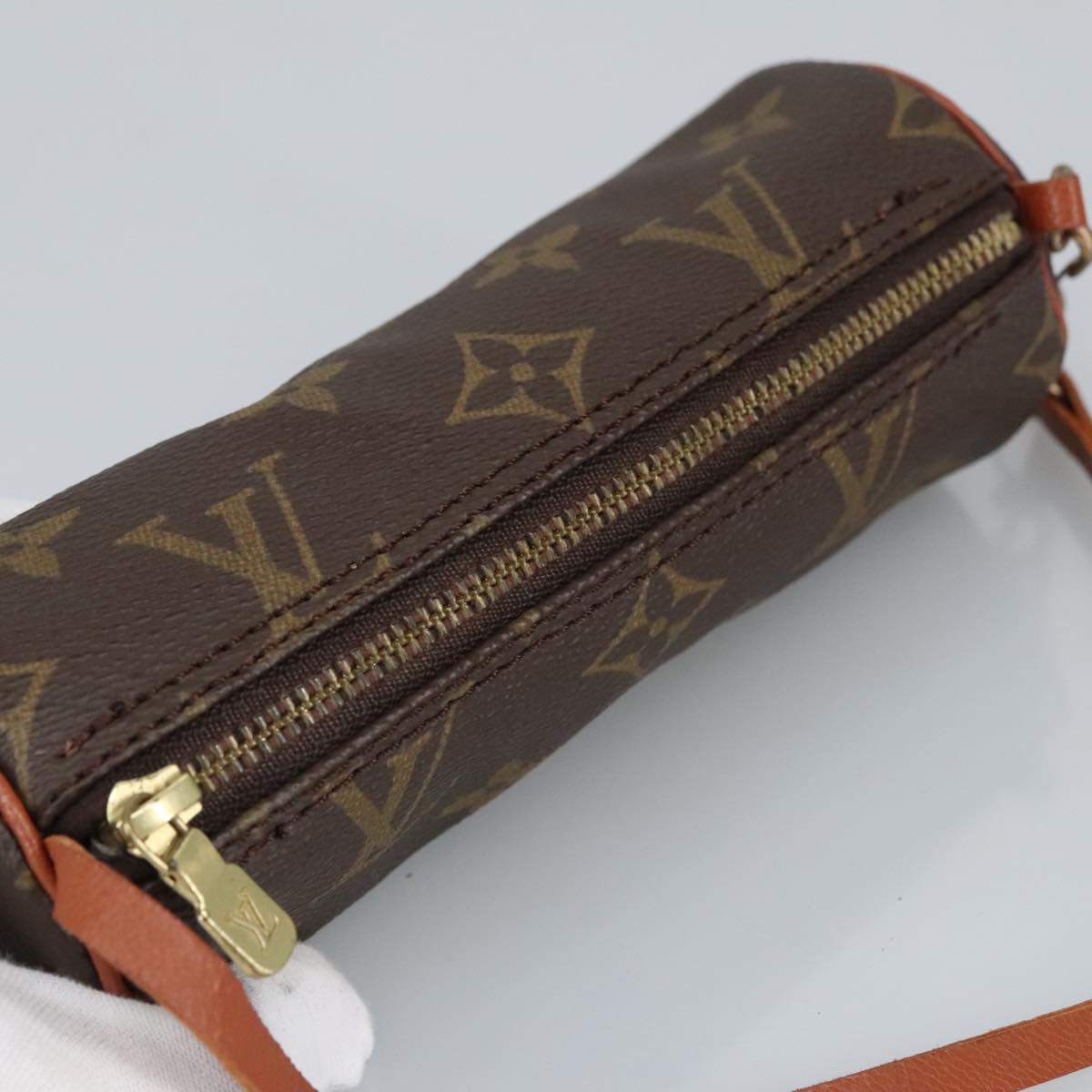 LOUIS VUITTON Monogram Papillon Pouch LV Auth 100318