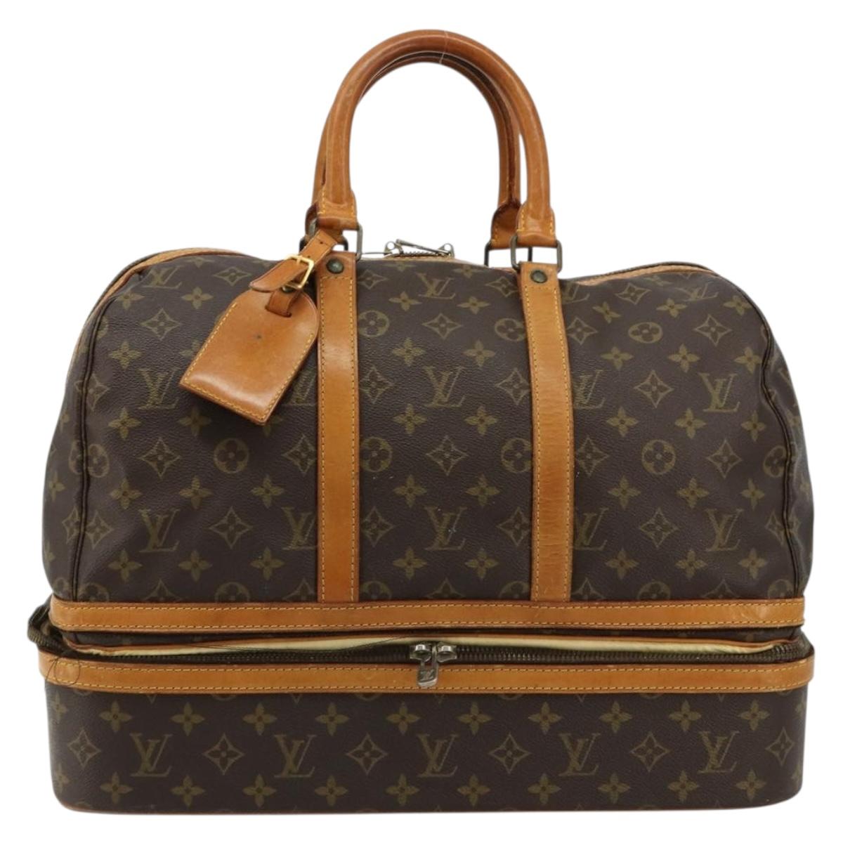 LOUIS VUITTON Monogram Sac Sports Boston Bag M41444 LV Auth 100368