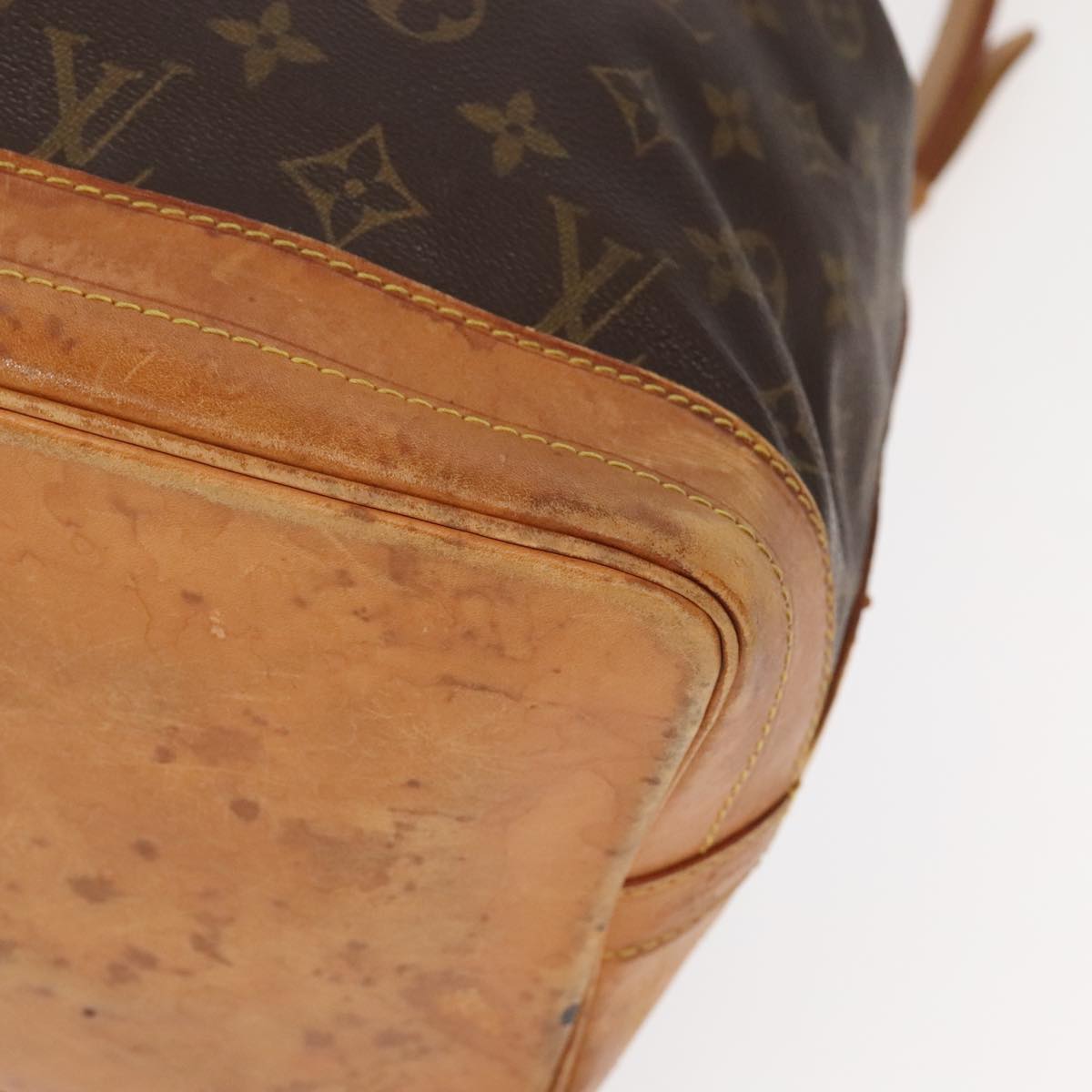 LOUIS VUITTON Monogram Noe Shoulder Bag M42224 LV Auth 100421