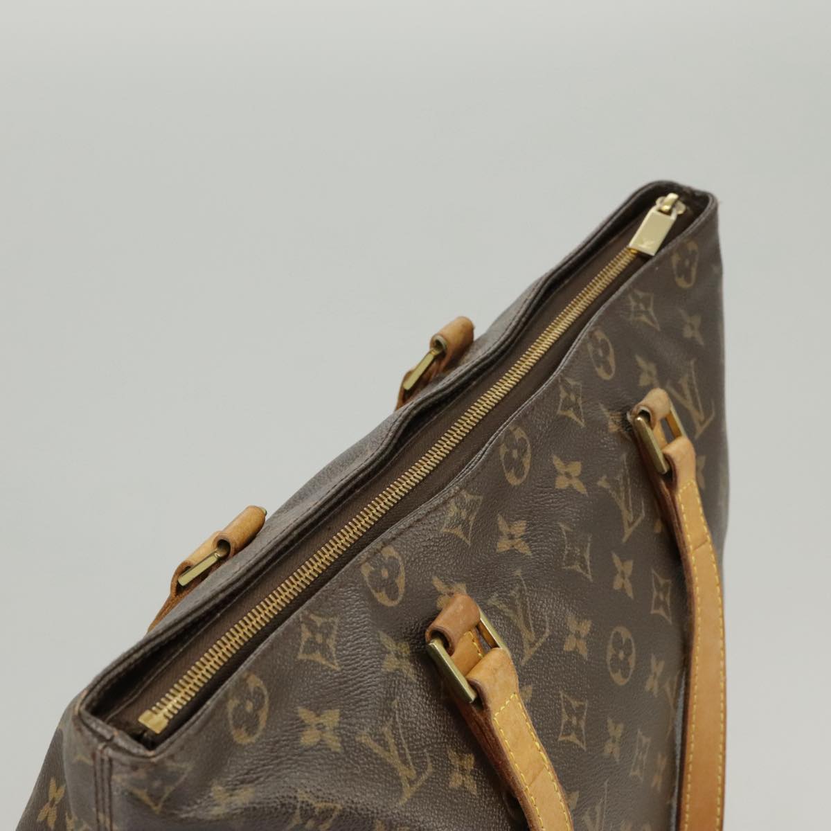 LOUIS VUITTON Monogram Cabas Mezzo Tote Bag M51151 LV Auth 100429