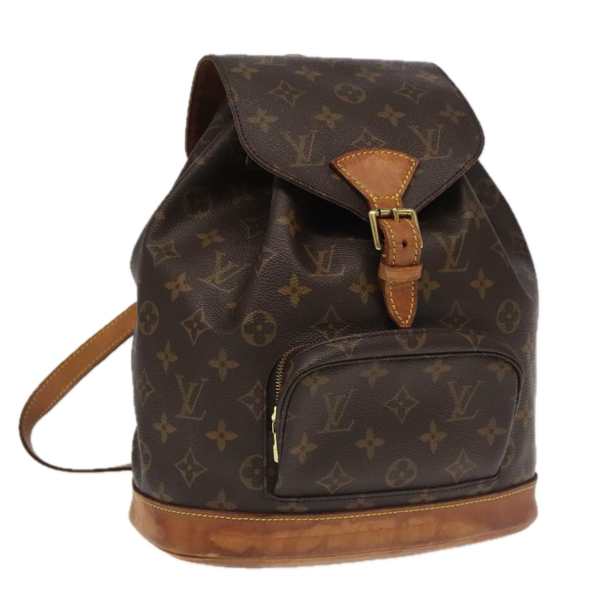 LOUIS VUITTON Monogram Montsouris MM Backpack M51136 LV Auth 100442