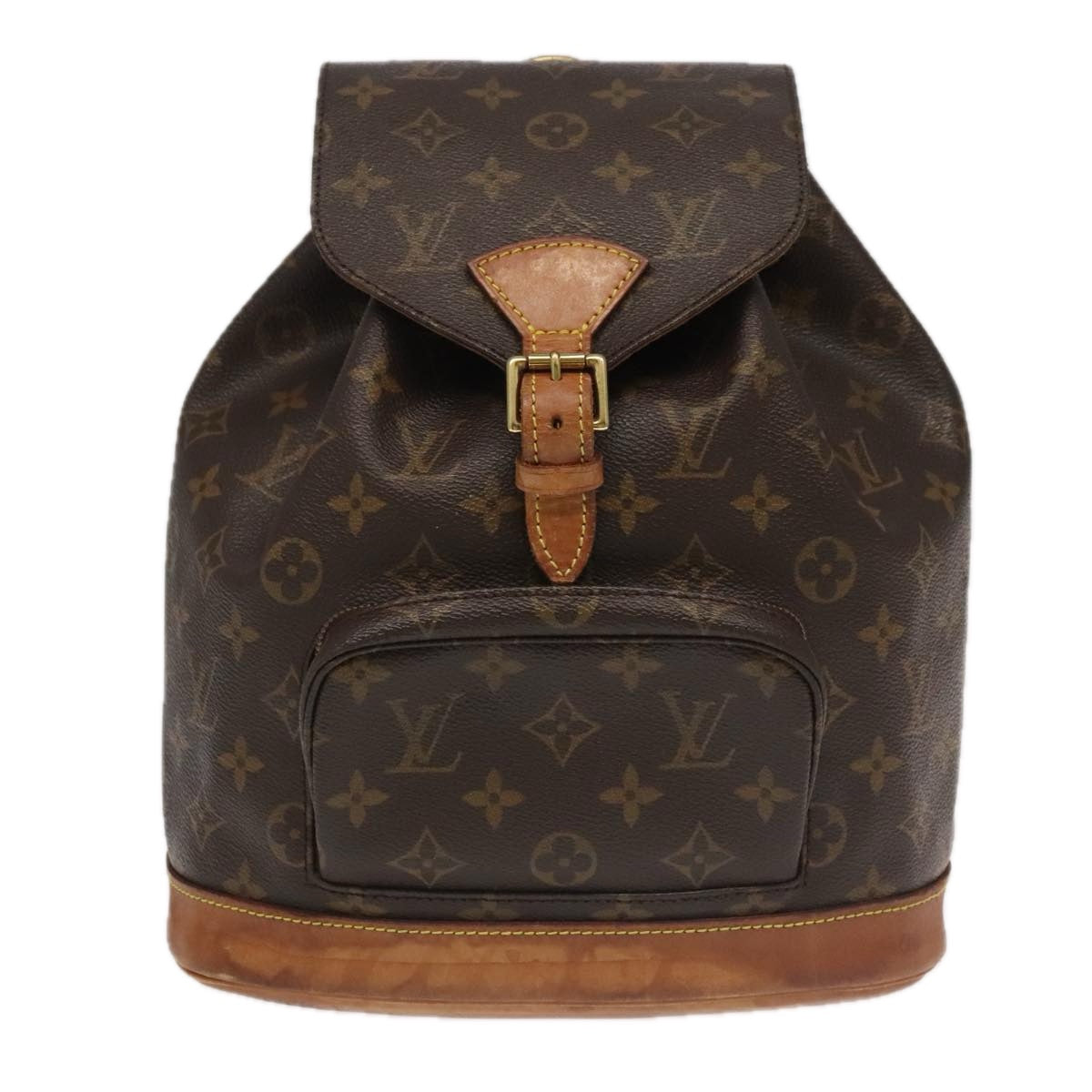 LOUIS VUITTON Monogram Montsouris MM Backpack M51136 LV Auth 100442