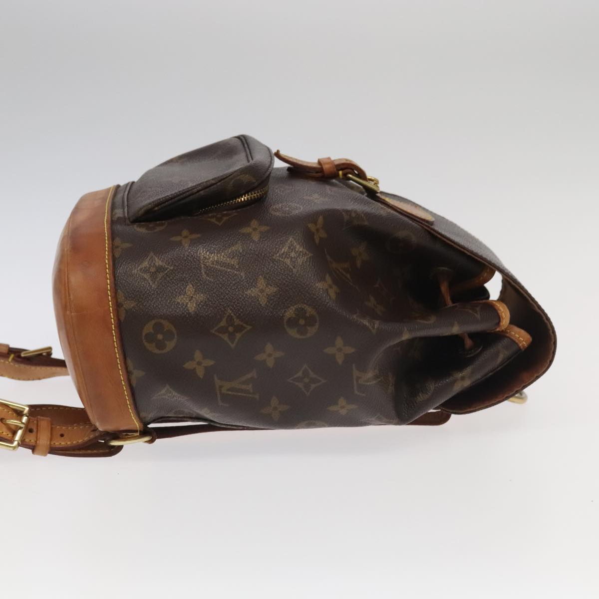 LOUIS VUITTON Monogram Montsouris MM Backpack M51136 LV Auth 100442