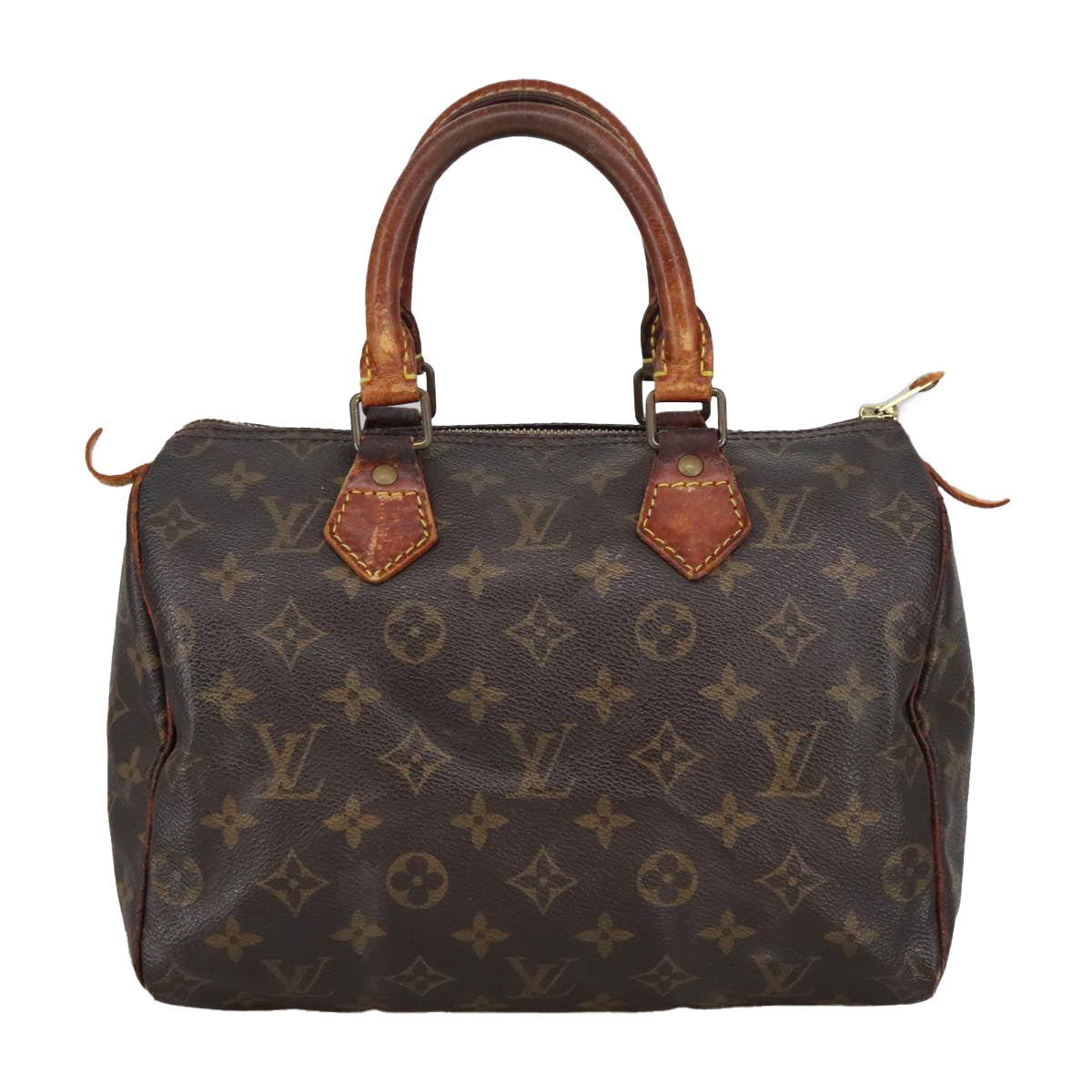 LOUIS VUITTON Monogram Speedy 25 Hand Bag M41528 LV Auth 100444