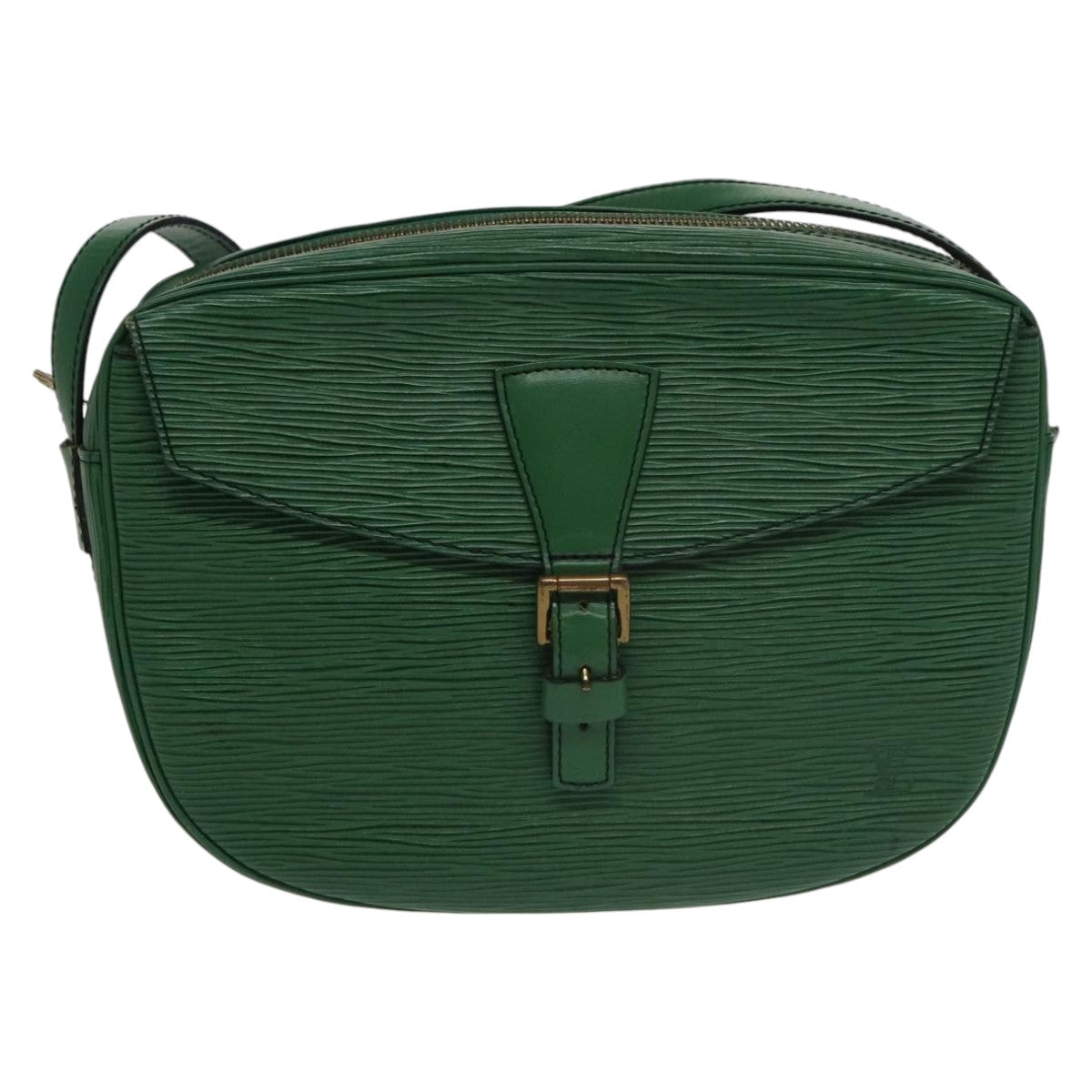 LOUIS VUITTON Epi Jeune Fille MM Shoulder Bag Green M52154 LV Auth 100463