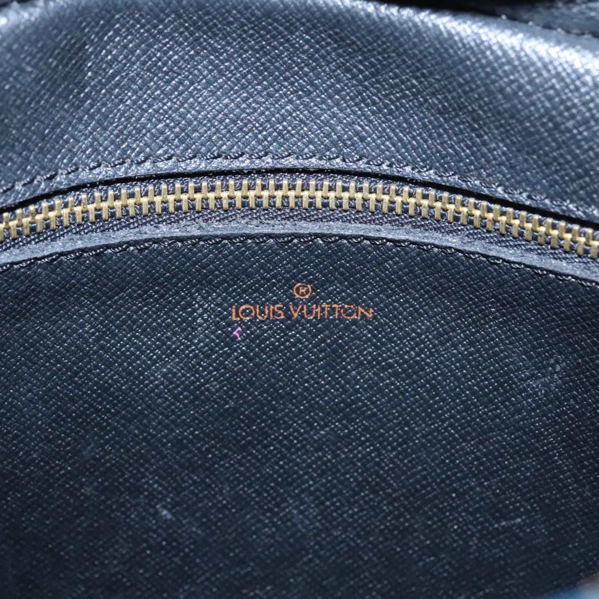 LOUIS VUITTON Epi June Feuille Shoulder Bag Blue M52155 LV Auth 100474