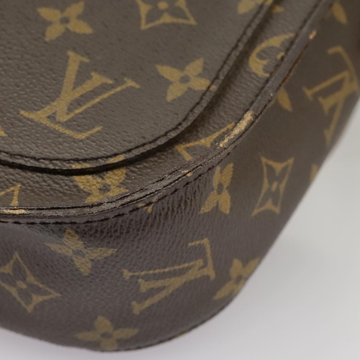 LOUIS VUITTON Monogram Saint Cloud GM Shoulder Bag M51242 LV Auth 100501