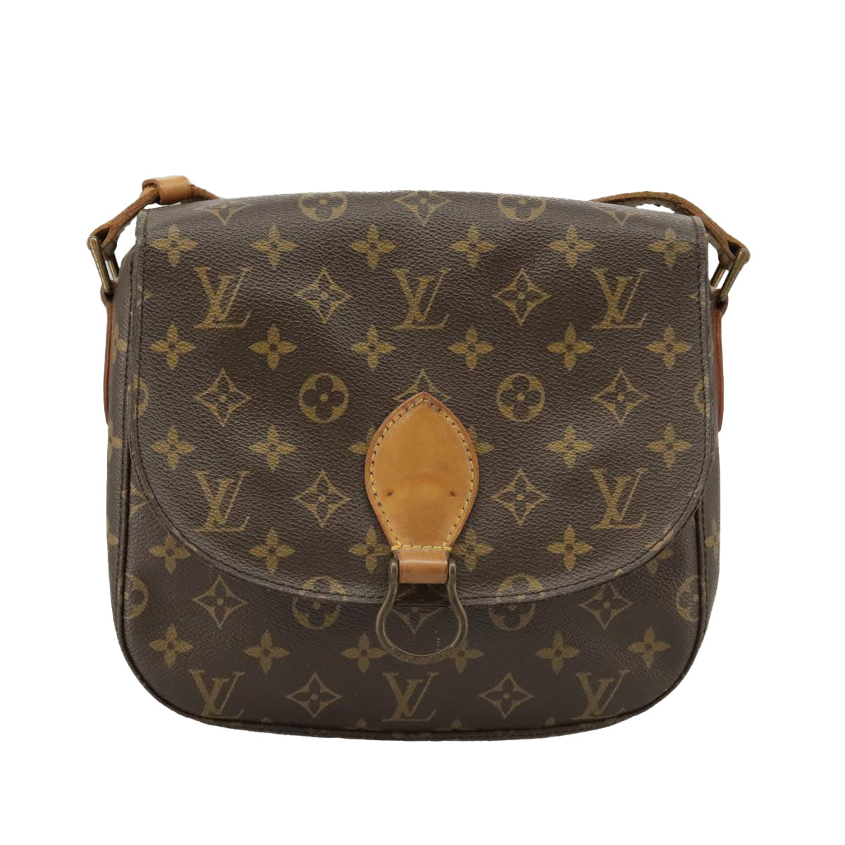 LOUIS VUITTON Monogram Saint Cloud GM Shoulder Bag M51242 LV Auth 100501