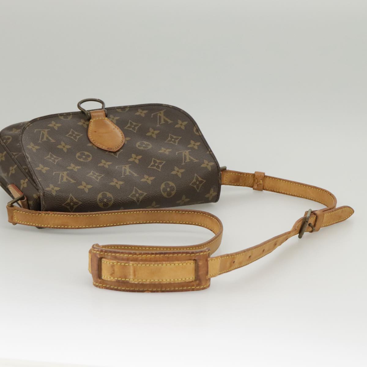 LOUIS VUITTON Monogram Saint Cloud GM Shoulder Bag M51242 LV Auth 100501